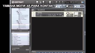 YAMAHA Motif XF for Kontakt [upl. by Suisyola]