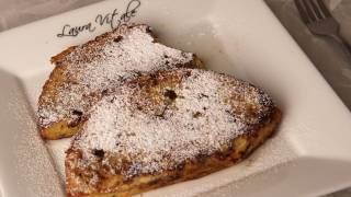 Panettone French Toast Recipe  Laura Vitale  Laura in the Kitchen Episode 266 [upl. by Anir]