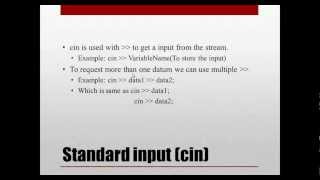 7 Introduction to c Basic input and output in C [upl. by Emsoc]