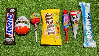 ASMR Popular gummy Candys  lots of colorful rainbow lollipop candy chocolate eat  satisfying video [upl. by Enellij]