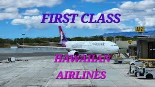 4K Flying in First Hawaiian Airlines HNL  SEA [upl. by Tsepmet]