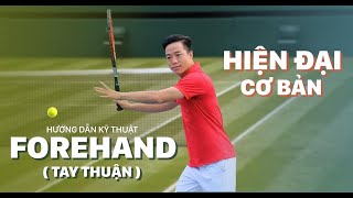 Bài 1 Hướng Dẫn Kỹ Thuật Forehand Tennis Cơ Bản  Basic Tennis Forehand Technique  4K [upl. by Raynah300]