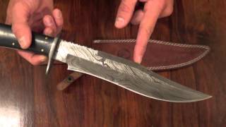 Review Bowie knife 1 from Poshland Knives [upl. by Odnumde486]