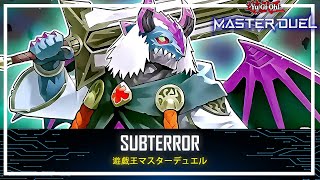 Subterror  Guru Control  Terrors in the Hidden City  Ranked Gameplay YuGiOh Master Duel [upl. by Ardnasyl]