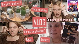 Vlog  Se plaindre et le respect des autres films séries lecture et une jolie boutique [upl. by Htiduy]