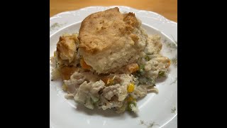 BISCUIT TOPPED CHICKEN POT PIE [upl. by Maximilian]