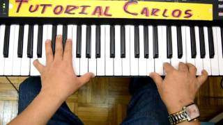 Exaltado estas 1 Miel san marcos  Tutorial Piano Carlos [upl. by Ihc]