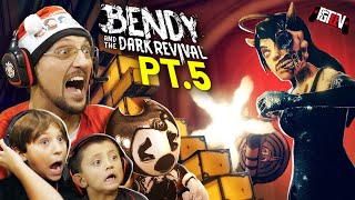 Alice Angel Shots Fired Bendy and the Dark Revival CHAPTER 5 Gameplay  FGTeeV [upl. by Tesil125]