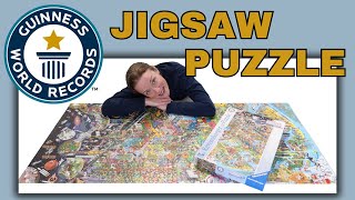 GUINNESS WORLD RECORDS Jigsaw Puzzle from Ravensburger [upl. by Earissed411]