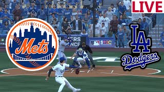 🔴LIVE 🔴New York Mets VS Los Angeles Dodgers League championship series October 13MLB THE SHOW 24 [upl. by Rezal]