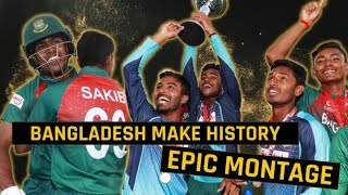 ICC U19 CWC Bangladesh win the U19 World Cup for the first time in their history [upl. by Sankey]