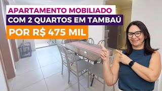 Vendido🚫Apartamento com 2 quartos por R 475 Mil mobiliado no bairro de Tambaú em João Pessoa  PB [upl. by Muirhead]