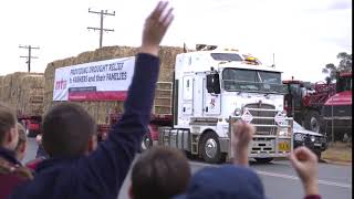 RRT AU  Drought Relief Road Train Condobolin 2018 [upl. by Naggem]