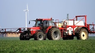 Case 5150 with Agrifac Milan spraying  Gewasbescherming spuiten  Flevoland  Holland [upl. by Yoreel485]