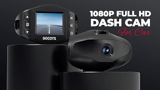 GOODTS Dash Cam 1080P FHD Mini Dash Camera with 32GB SD Card  Review [upl. by Htide302]