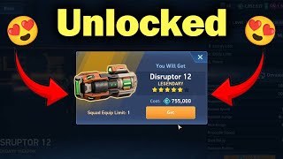 Disruptor 12 Unlock  Godlike Gameplay  Mech Arena Weapon Showcase 🎯 [upl. by Terryl463]