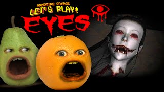 Annoying Orange and Pear Play  EYES Horror game SHOCKTOBER [upl. by Muns]