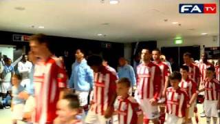 Man City vs Stoke Tunnel Cam  FA Cup Final 2011 140511 [upl. by Stevie985]