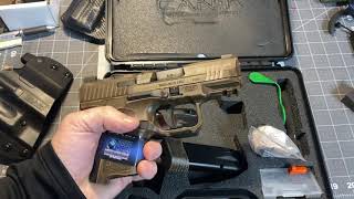 Canik TP9 Elite SC Trophy Distressed Unboxing [upl. by Eenor]