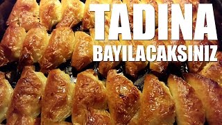 Baklavalık Yufka İle Muhallebili Tatlı Tarifi TADINA BAYILACAKSINIZ [upl. by Gen]