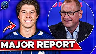 MAJOR Marner Contract Update Report Reveals HUGE Leafs Update  Toronto Maple Leafs News [upl. by Asset]