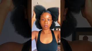 You could fly above the crowd 🦋 naturalhairstyles naturalhair [upl. by Imoyik682]