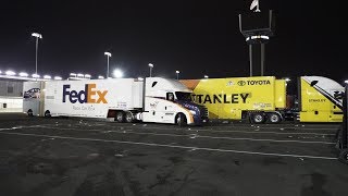 Racing on the Job NASCAR Team Hauler Drivers [upl. by Dercy]