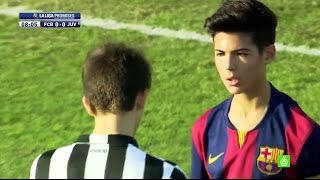 Una fea patada sobre el capitán del Barça causa el primer pique del torneo [upl. by Adair]