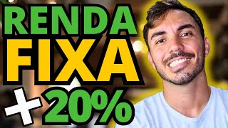 A MELHOR RENDA FIXA PARA INVESTIR HOJE PAGANDO MAIS DE 20 AO ANO [upl. by Infeld745]