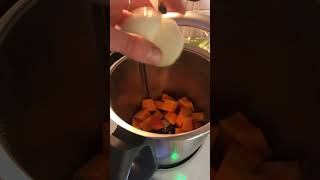 Kürbis Risotto🎃🤯 shorts thermomix [upl. by Loftis]