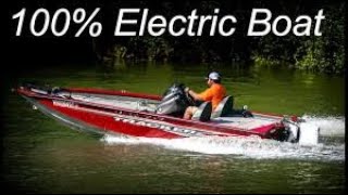 All Electric Tracker Pro Team 175 TXW Bass Boat from Pure Watercraft [upl. by Dloraj619]