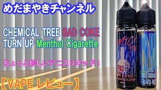 【VAPE レビュー】定番メンソールタバコとクセ強アニスコーラ！TURNUP・CHEMICAL TREE【PureVaporJapan】 [upl. by Dollar]