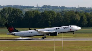 Catching the Big Ones A350 787 amp 767 Landings at Munich Airport [upl. by Atteynot836]