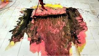 Flood damaged cute dirty carpet cleaning ASMR [upl. by Croix]