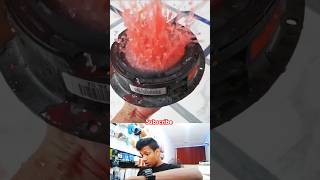 SPEAKER VS RED WATER😱🔊💥BASS TESTING REACTION sound bass song music shortvideo reaction [upl. by Cann604]