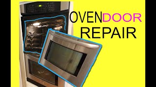 DIY  Oven Door Hinge Replacement  Kenmore oven repair [upl. by Ahsemit38]