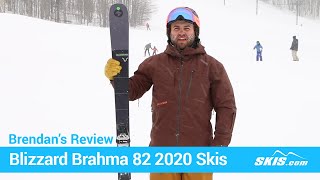 Brendans Review Blizzard Brahma 82 Skis 2020 Skiscom [upl. by Laehcar]