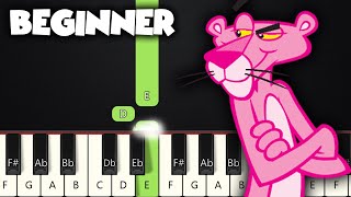 The Pink Panther Theme  BEGINNER PIANO TUTORIAL  SHEET MUSIC by Betacustic [upl. by Dihgirb]