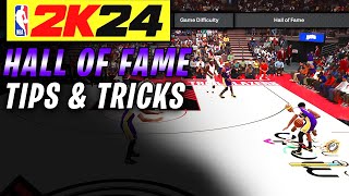 NBA 2K24  STEP by STEP Tutorial  How to Beat HALL of FAME Difficulty 2k24 Tips and Tricks [upl. by Uella596]