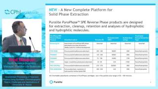 Fred Ghanem  Purolite  Downstream Processing Using Synthetic Chromatographic Resins [upl. by Peggie508]