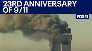 911 Anniversary US California honor thousands killed in terror attacks [upl. by Nnaeoj]