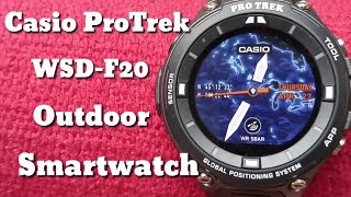 Casio ProTrek WSDF20  Timer Function [upl. by Eimac]