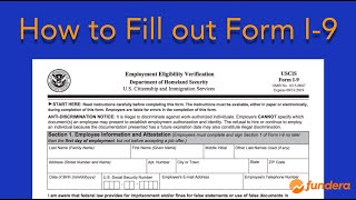 How to Fill out Form I9 Easy StepbyStep Instructions [upl. by Corri78]