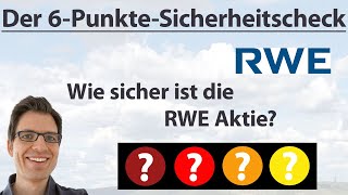 RWE Aktienanalyse Wie sicher ist die Aktie  6PunkteCheck Rangliste [upl. by Nayra581]