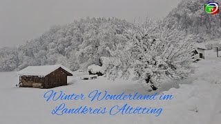 Winter Wonderland im Landkreis Altötting [upl. by Karlene]