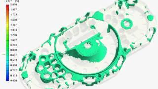 Moldex3D Pack Simulation of Volumetric Shrinkage [upl. by Eugenio603]