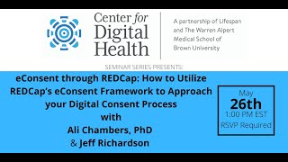 eConsent through REDCap How to UtilizeREDCap’s eConsent Framework for your Digital Consent Process [upl. by Ahsiekyt]