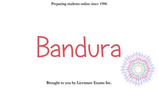 Bandura  ASWB NCE NCMHCE MFT Exam Prep and Review [upl. by Grosberg]