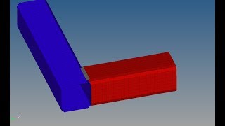 Solidworks Structural to Hypermesh Midsurface [upl. by Handy]