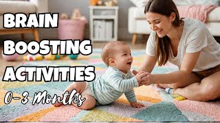 Exciting Brain Boosting Activities for Your 03 Months baby braindevelopmentactivity [upl. by Akihsan]